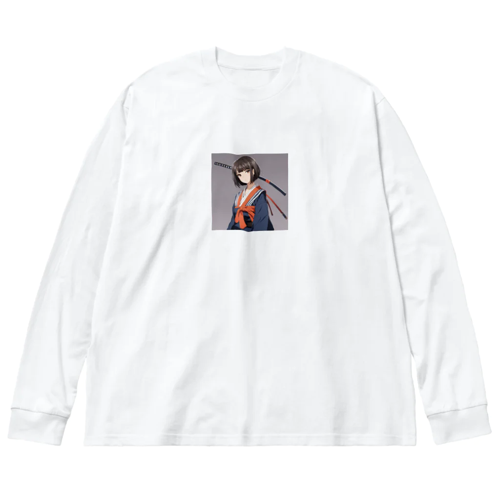 中原ひろふみのSAMURAI女史 Big Long Sleeve T-Shirt