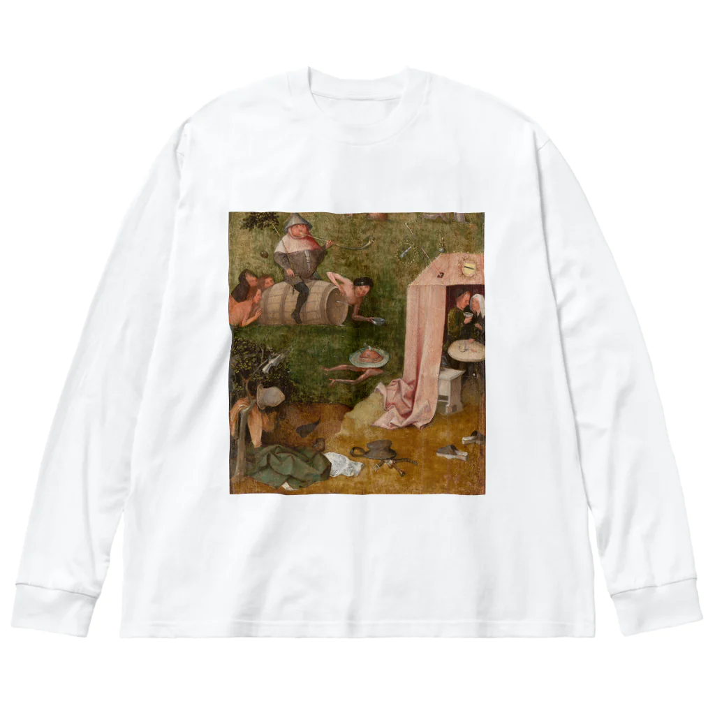 世界美術商店の大食と快楽の寓意 / Allegory of Intemperance ビッグシルエットロングスリーブTシャツ