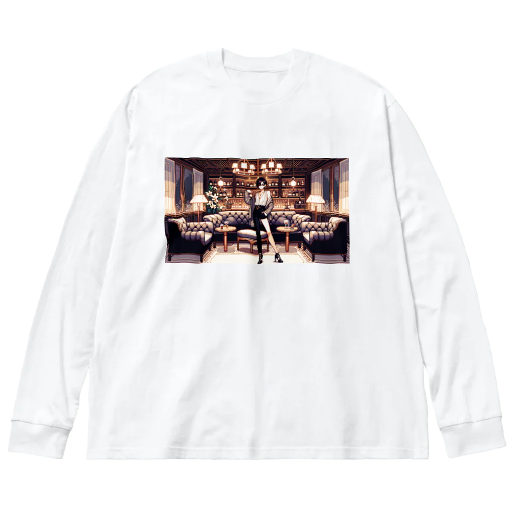 PiXΣLのluxury lounge bar / type.1 Big Long Sleeve T-Shirt