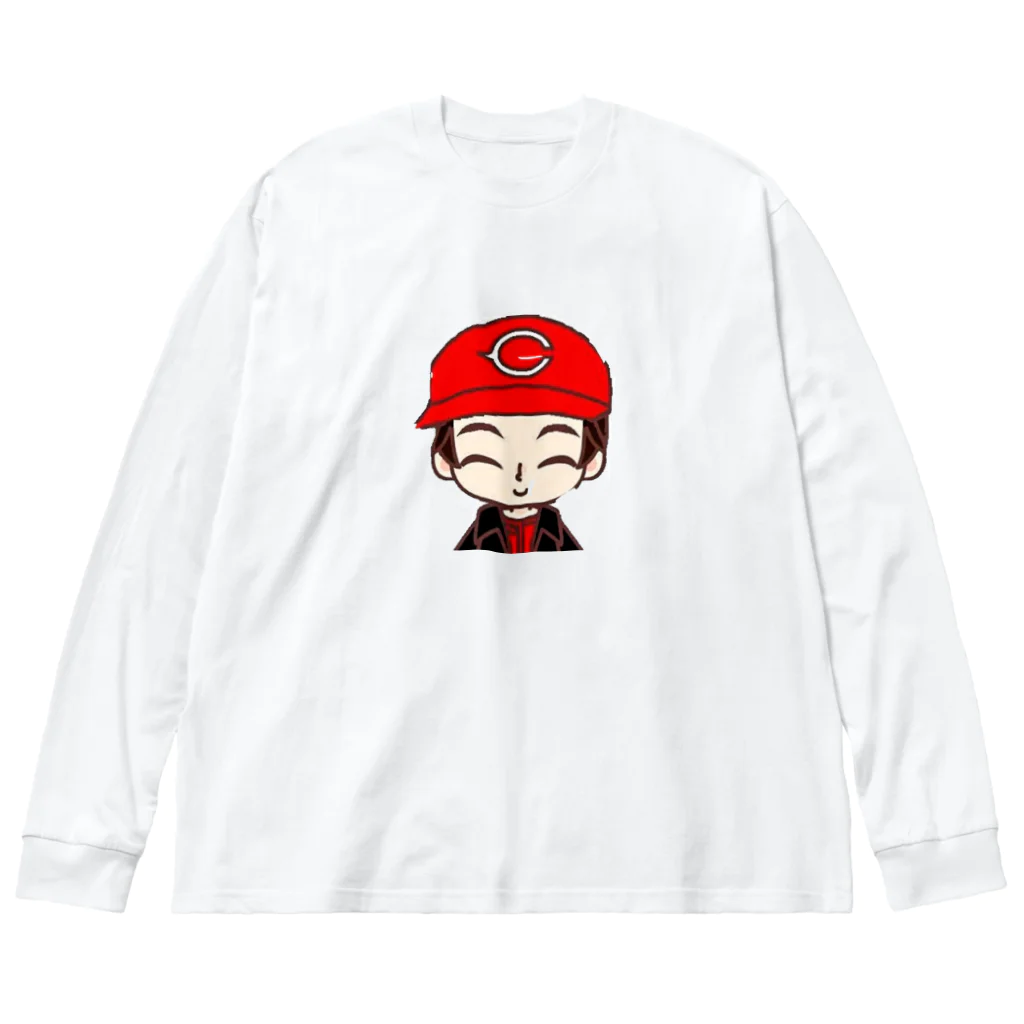 瀧さんショップの瀧さん似顔絵アイテム Big Long Sleeve T-Shirt