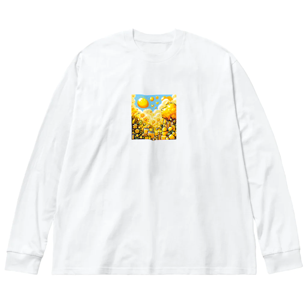 PiXΣLのvibrant yellow / type.1 Big Long Sleeve T-Shirt