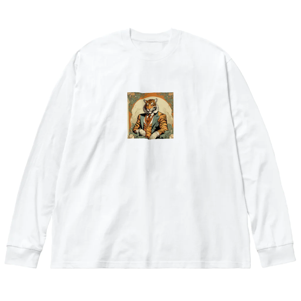 yamanikuの貴族虎 Big Long Sleeve T-Shirt