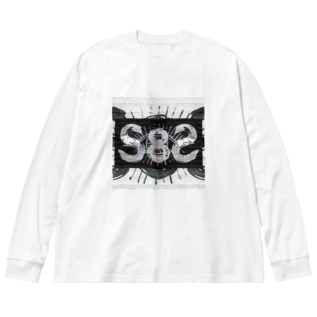 SATRIXのS82 BOX logo Big Long Sleeve T-Shirt