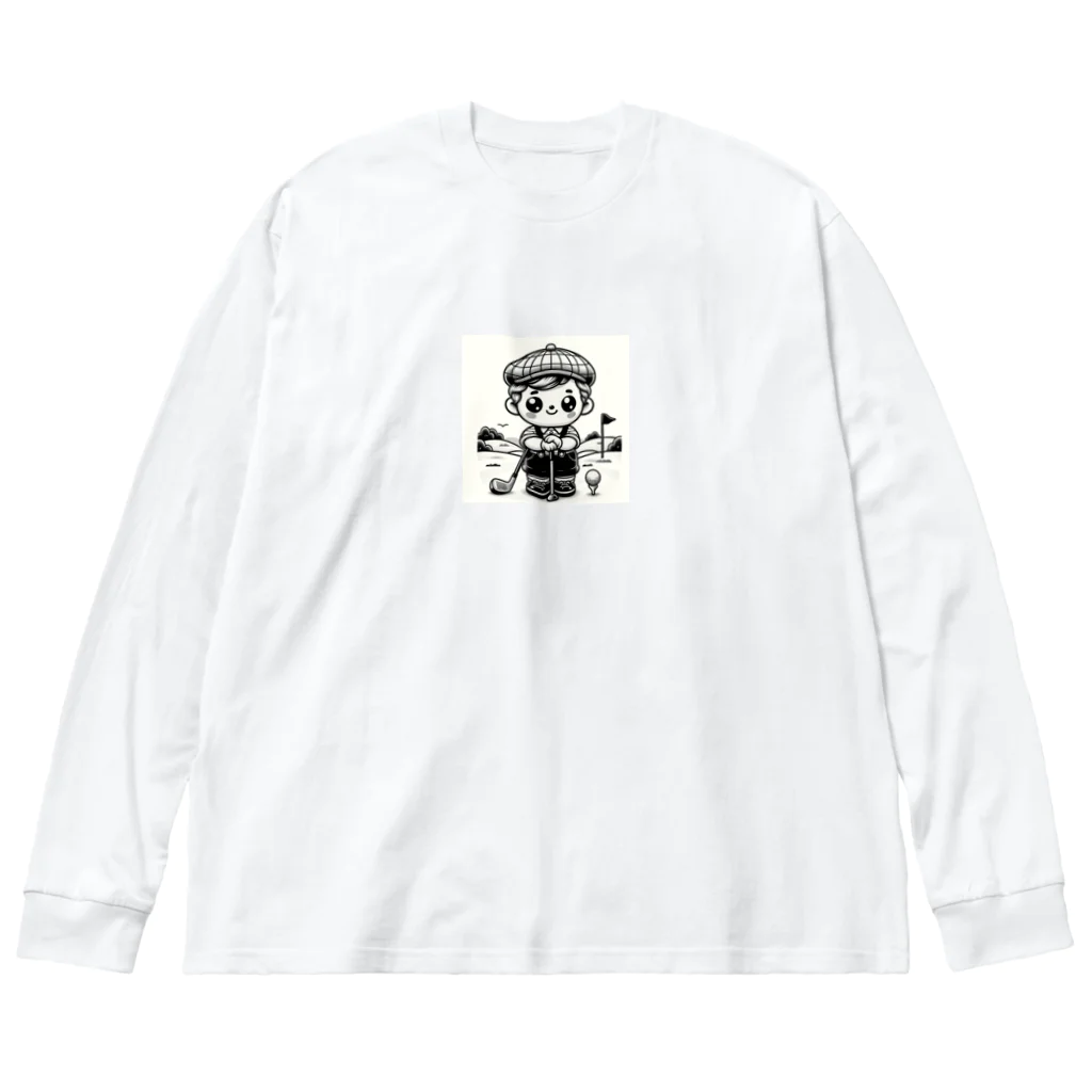 vancx.comの golfboy&girl Big Long Sleeve T-Shirt