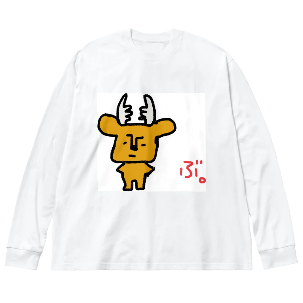 鹿と仏 SHIKA TO HOTOKEの拗らせ鹿BUSHIKA(第1話) Big Long Sleeve T-Shirt