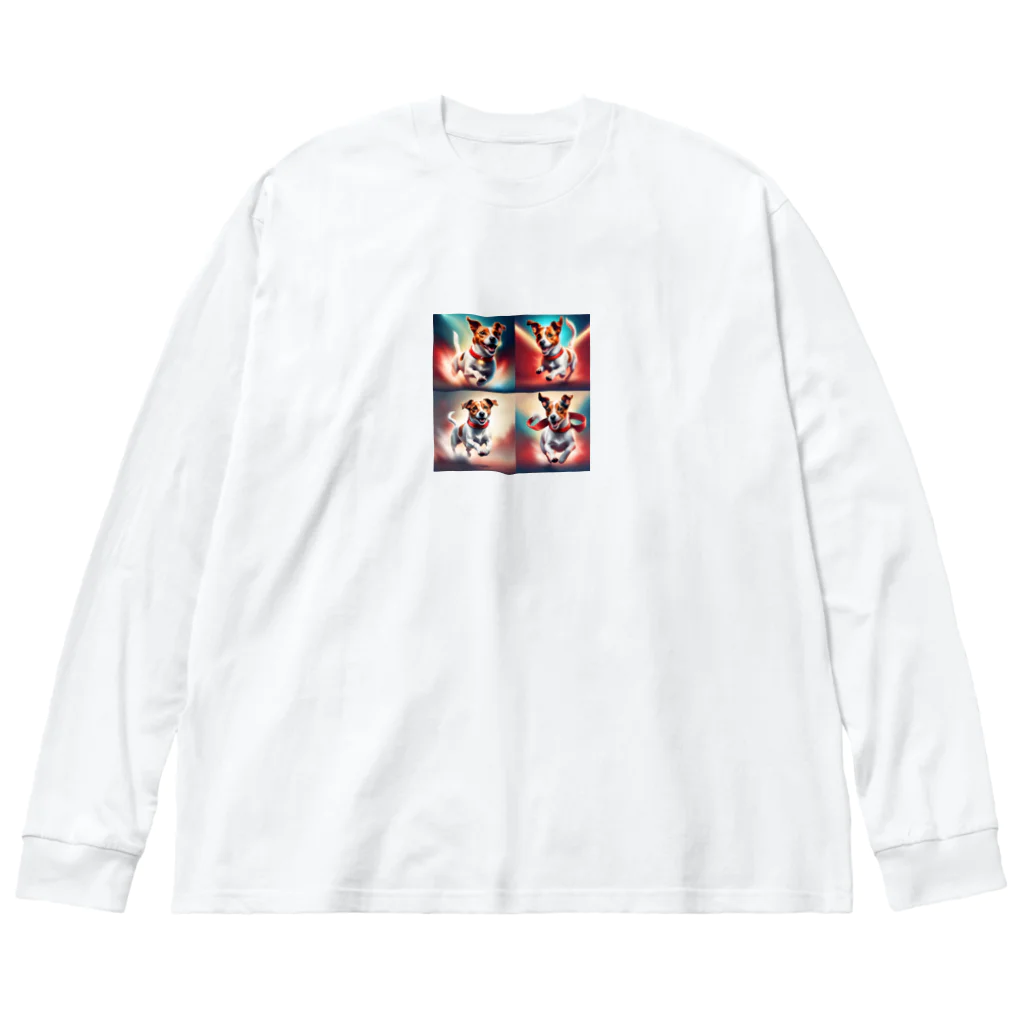 sakura-hのジャックラッセルテリアの魅力が詰まったオリジナルグッズ集 Big Long Sleeve T-Shirt