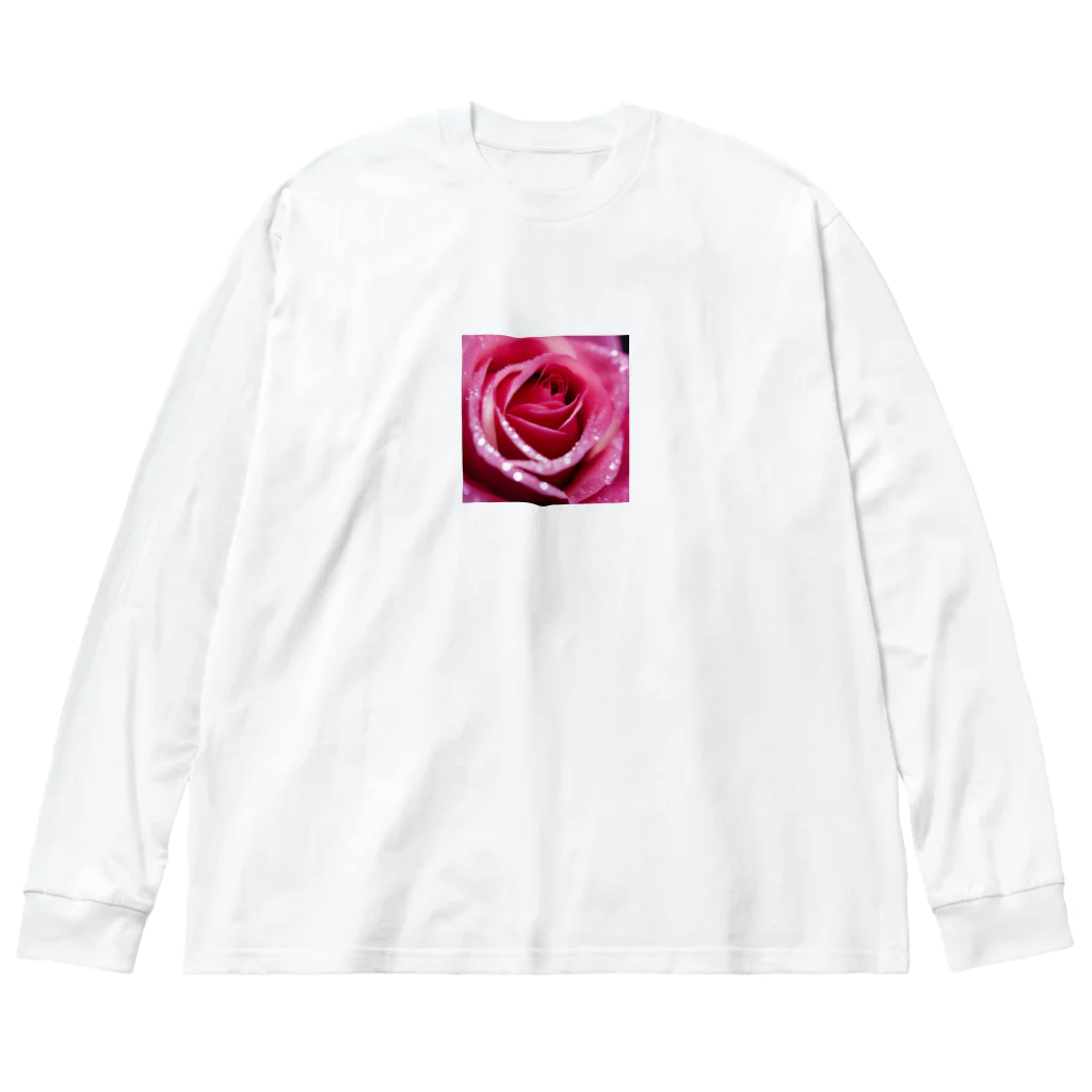 emeralのクリスタルエレガンスローズ Big Long Sleeve T-Shirt