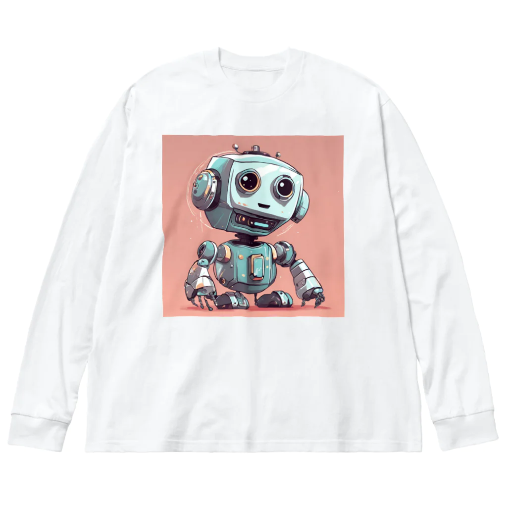 tooru0377のVuittonぽいロボットらしい ビッグシルエットロングスリーブTシャツ