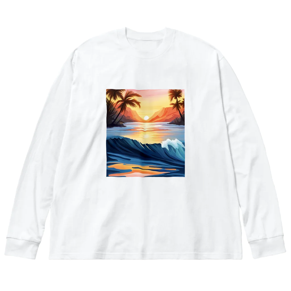 Luminaのラストウェーブ Big Long Sleeve T-Shirt