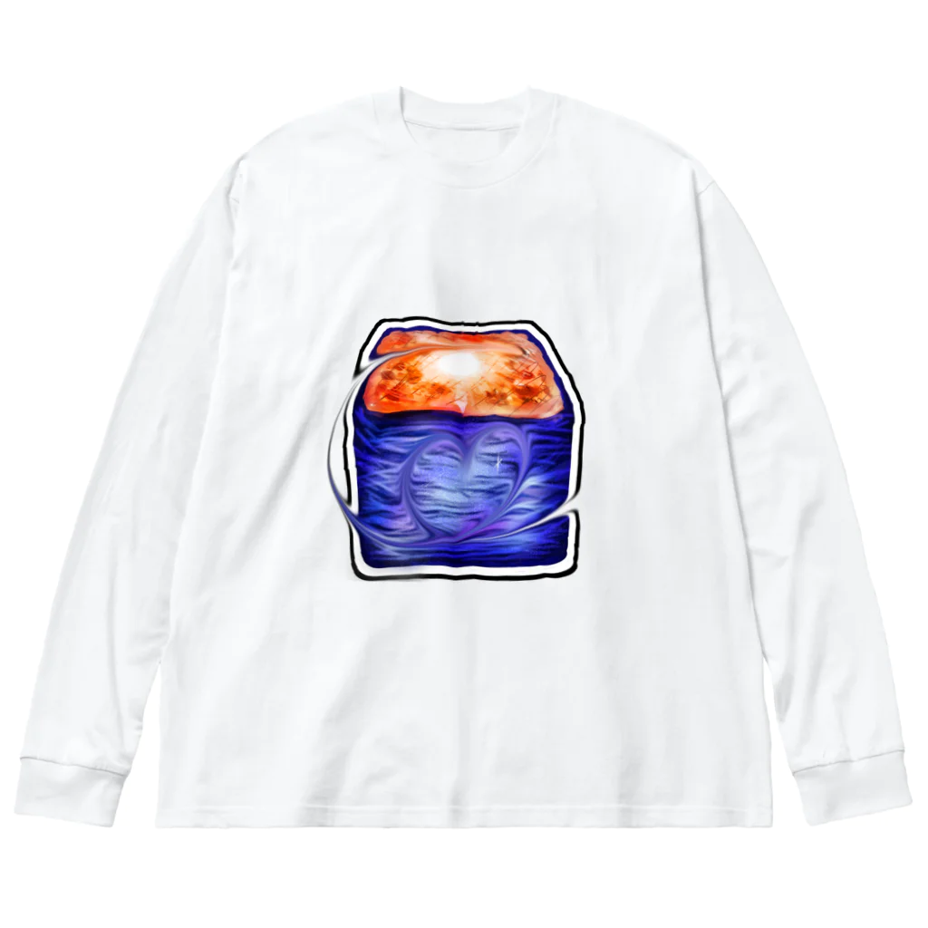 星乃荊サクの夕空と夜空のパンデグラタン Big Long Sleeve T-Shirt