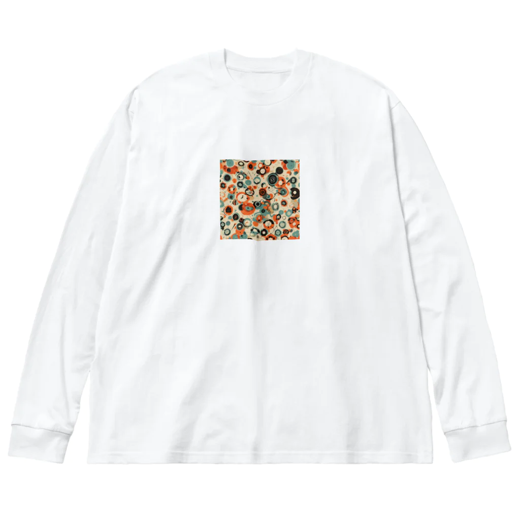 テケテケのアトミック柄グッズ Big Long Sleeve T-Shirt