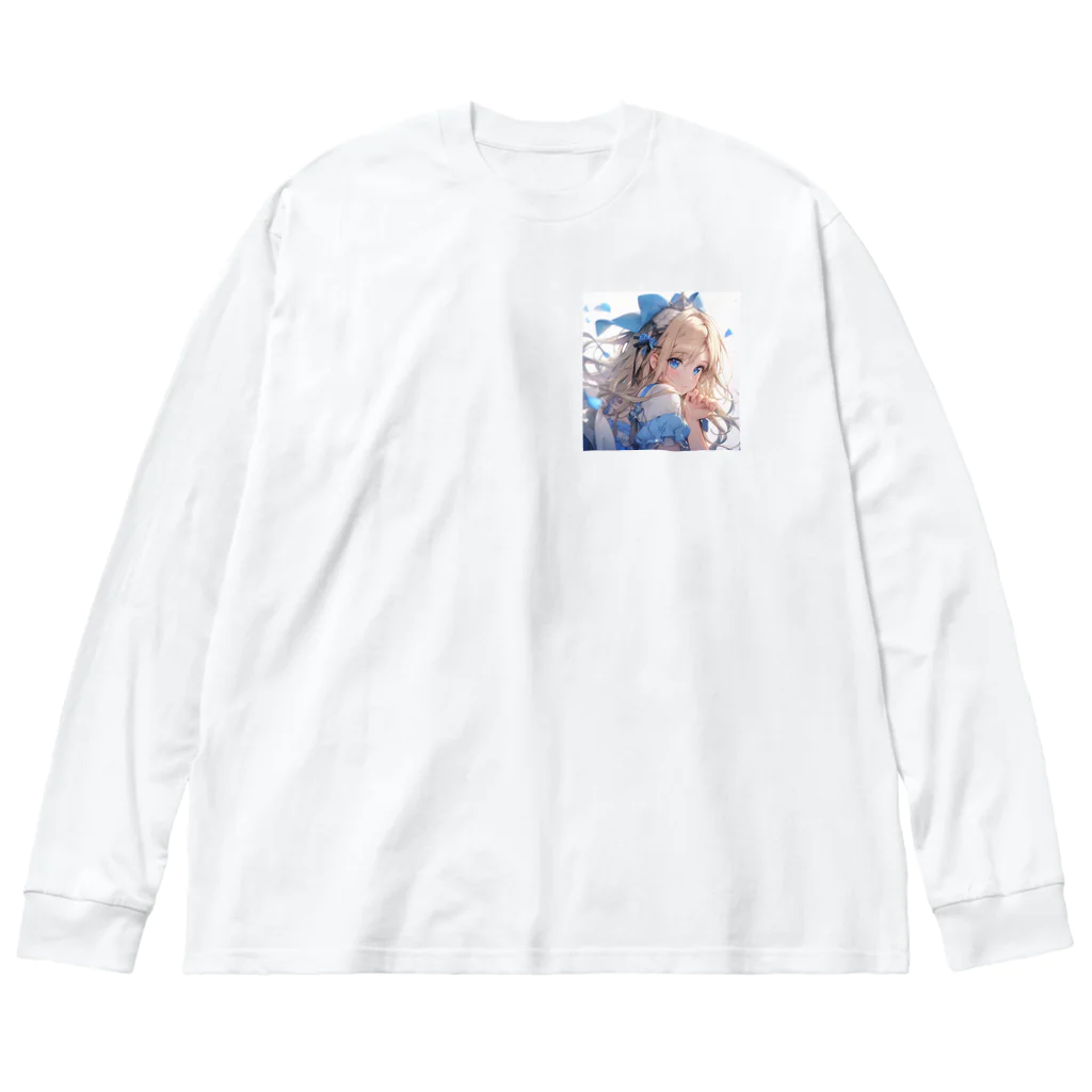 シルバームーンコーストの金髪少女シリーズ1 Big Long Sleeve T-Shirt