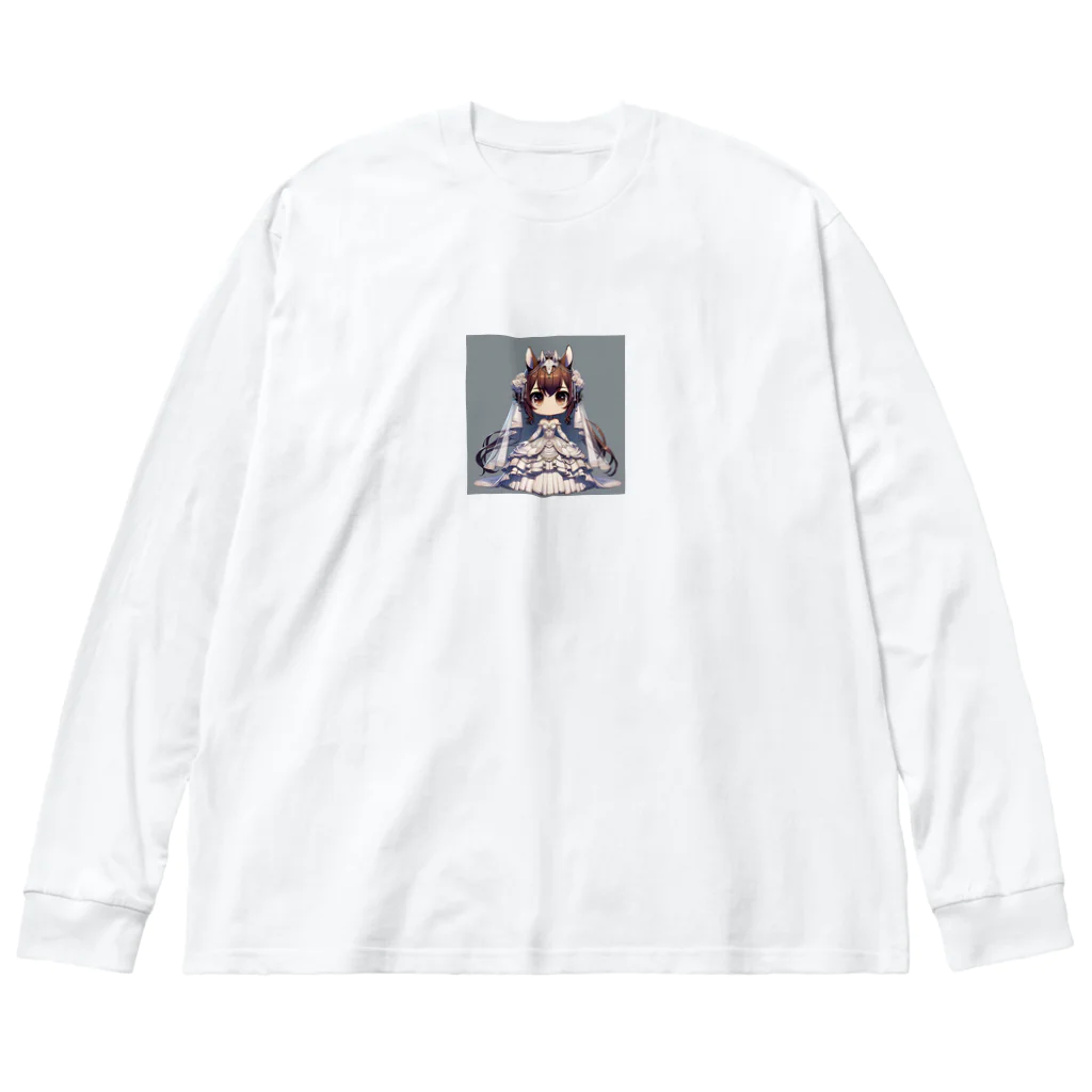 干支シティの午の花嫁 Big Long Sleeve T-Shirt