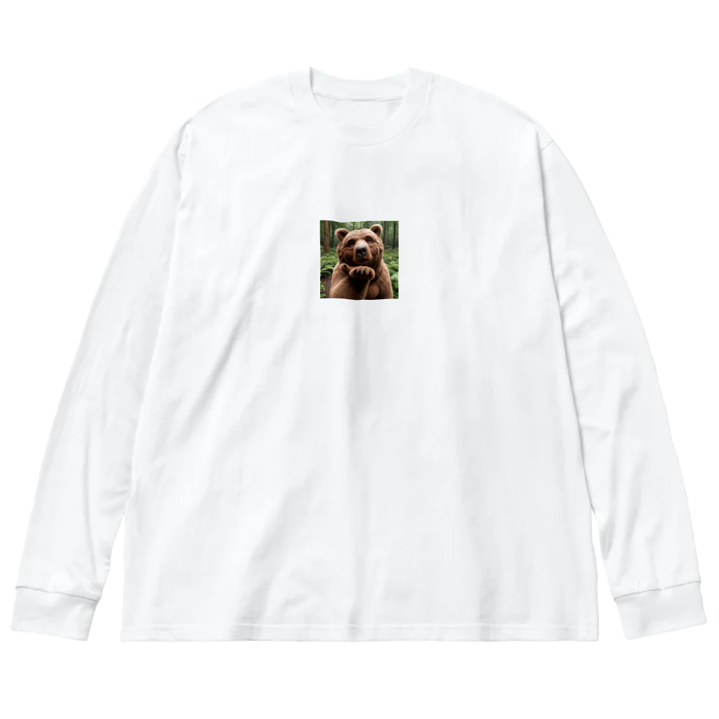 TMJの熊、クマ、ベアー Big Long Sleeve T-Shirt