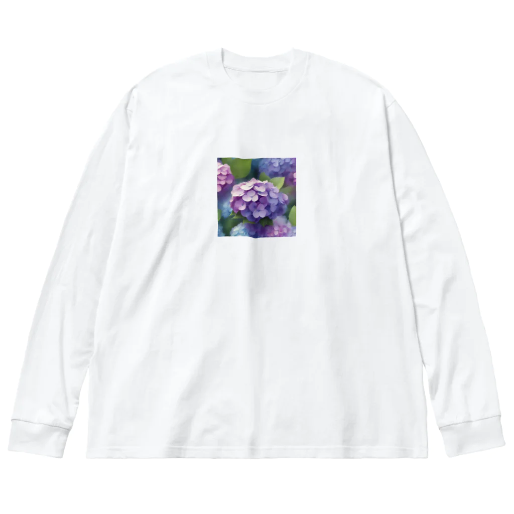 jmdapuwmdのあじさい Big Long Sleeve T-Shirt