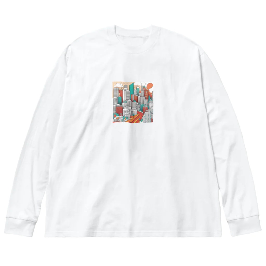 ANTARESのアーバンアート ビッグシルエットロングスリーブTシャツ