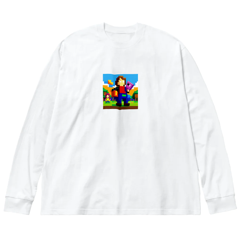 ローグダヨの家のドット君冒険の始まり Big Long Sleeve T-Shirt