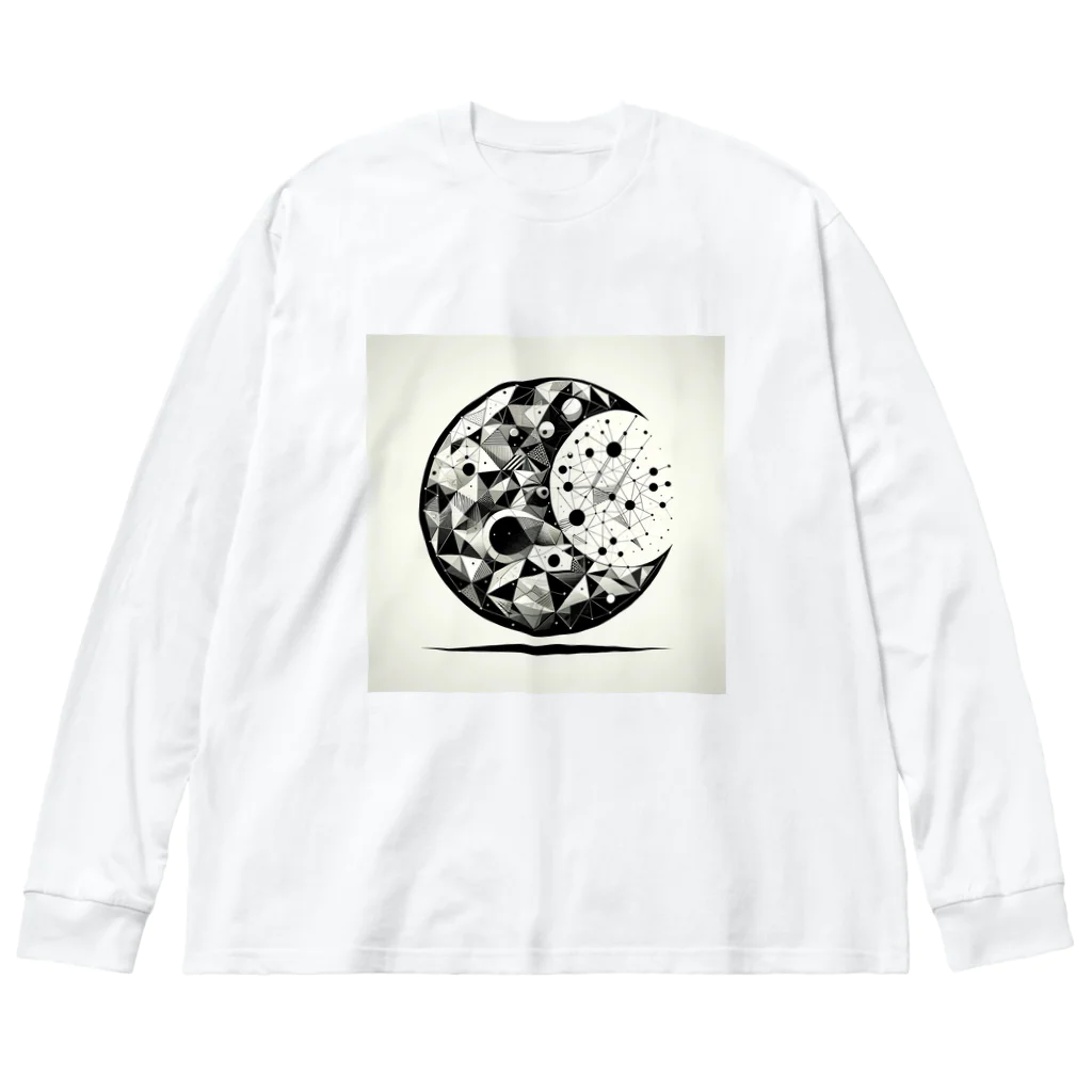 BochiBoochi-walkerのジオメトリーA9 Big Long Sleeve T-Shirt