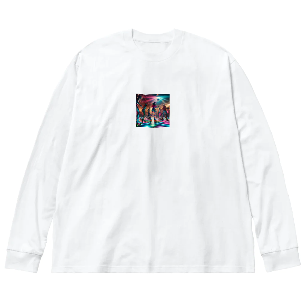 たてっぴのショップの1980年代のポップカルチャー Big Long Sleeve T-Shirt