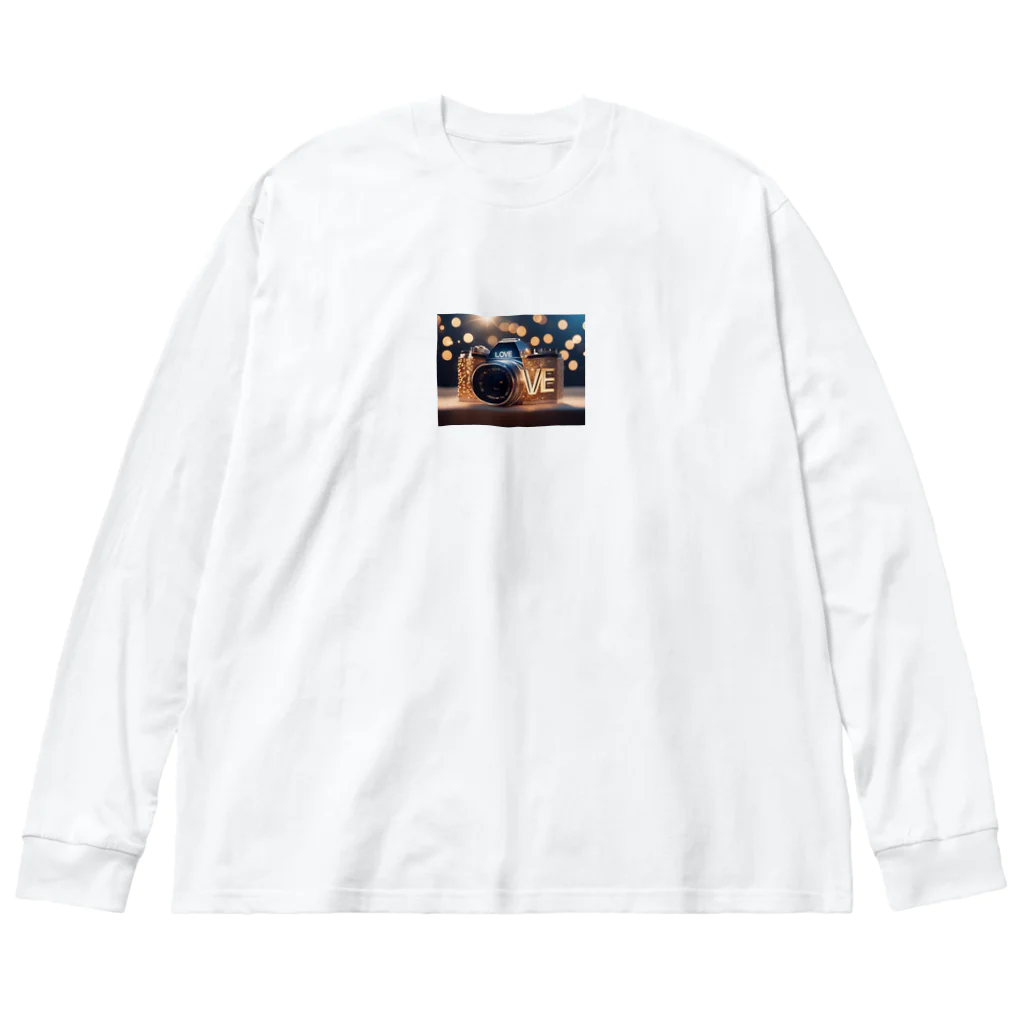 LOVEPOINTBOXのキラキラカメラ Big Long Sleeve T-Shirt