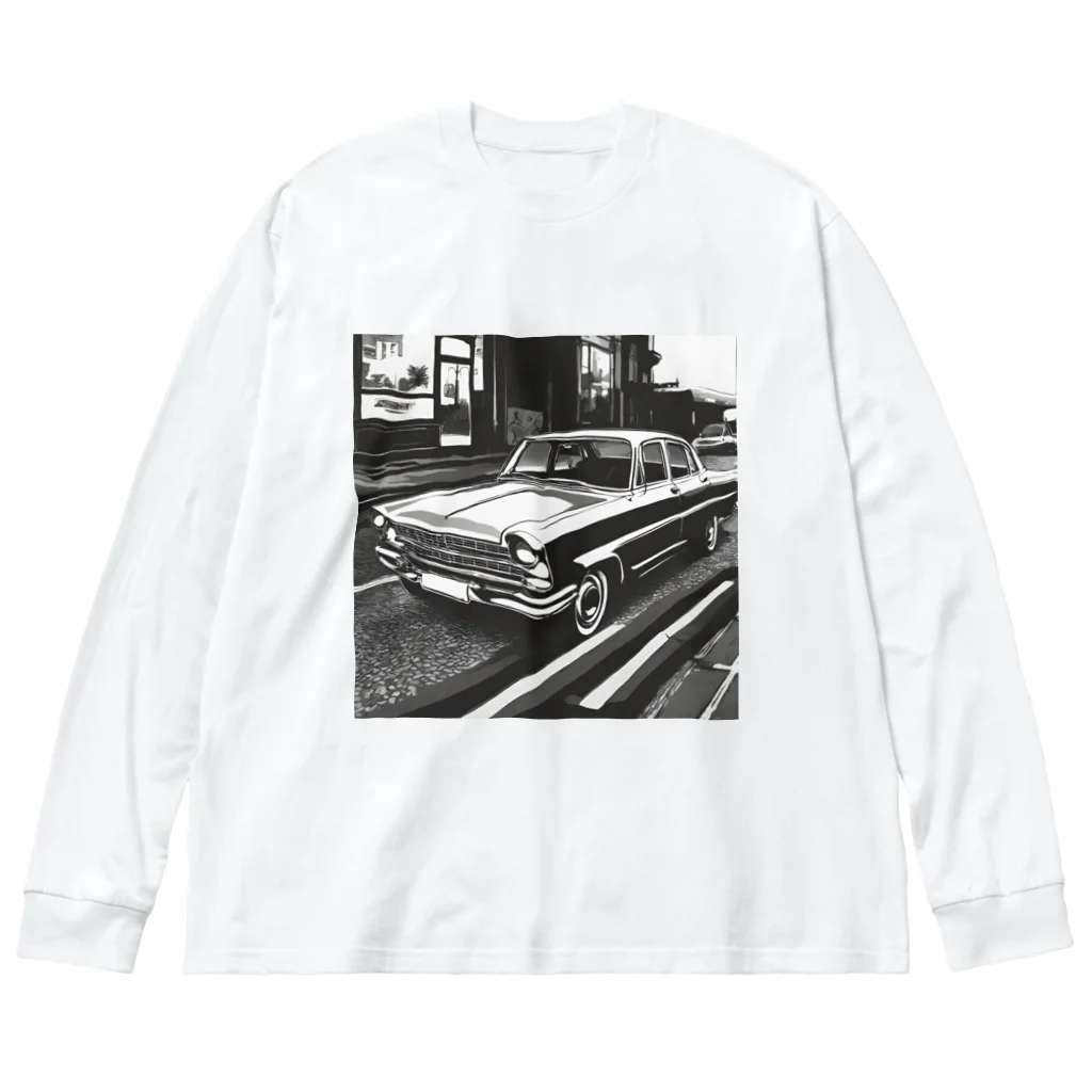 彩り屋のCLASSICcar ビッグシルエットロングスリーブTシャツ