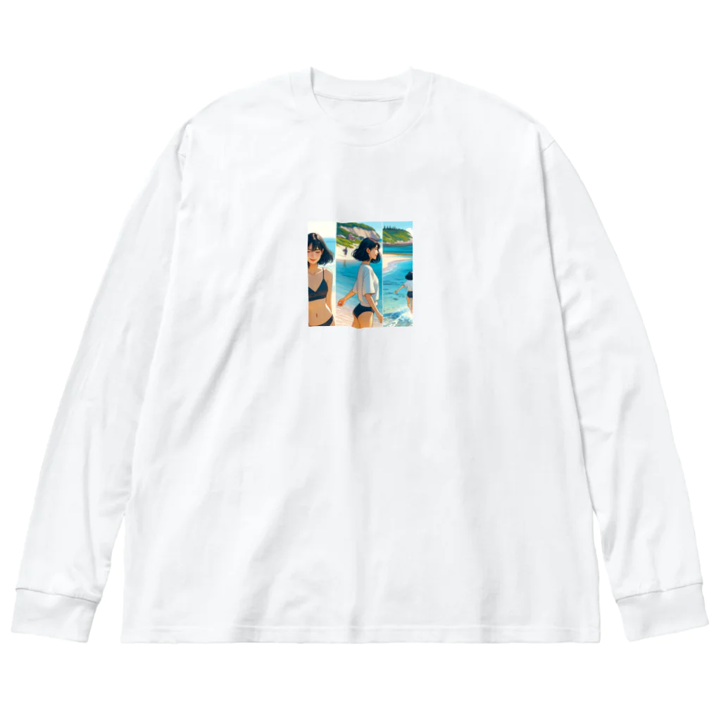 okinawa-okinawa-okinawaの夏の思い出１ Big Long Sleeve T-Shirt