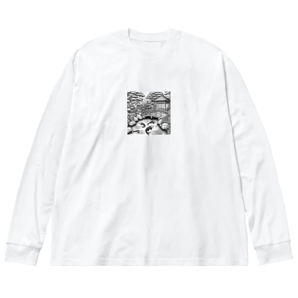 okinawa-okinawa-okinawaの浮世絵２ Big Long Sleeve T-Shirt