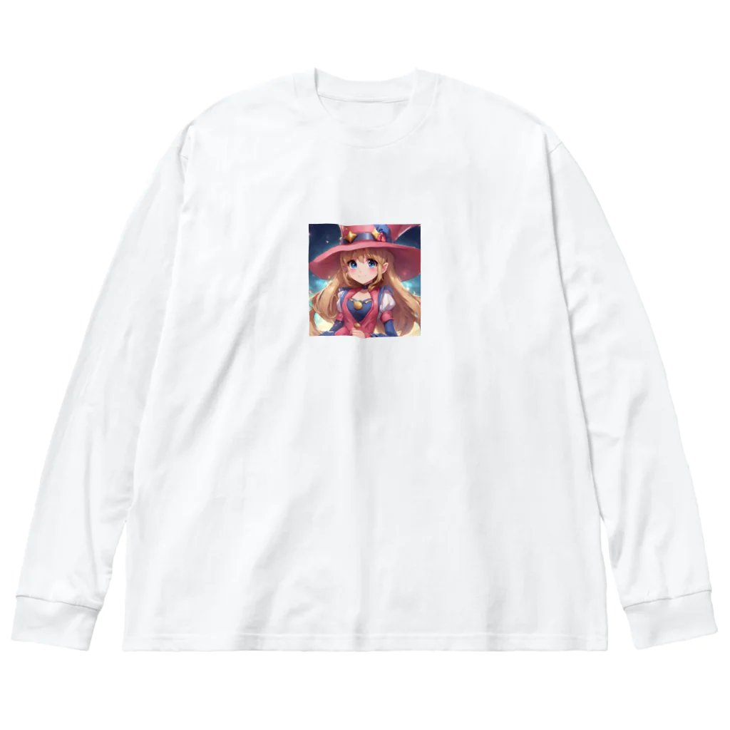 魔法使いギルドの魔法使いギルド　少女 Big Long Sleeve T-Shirt