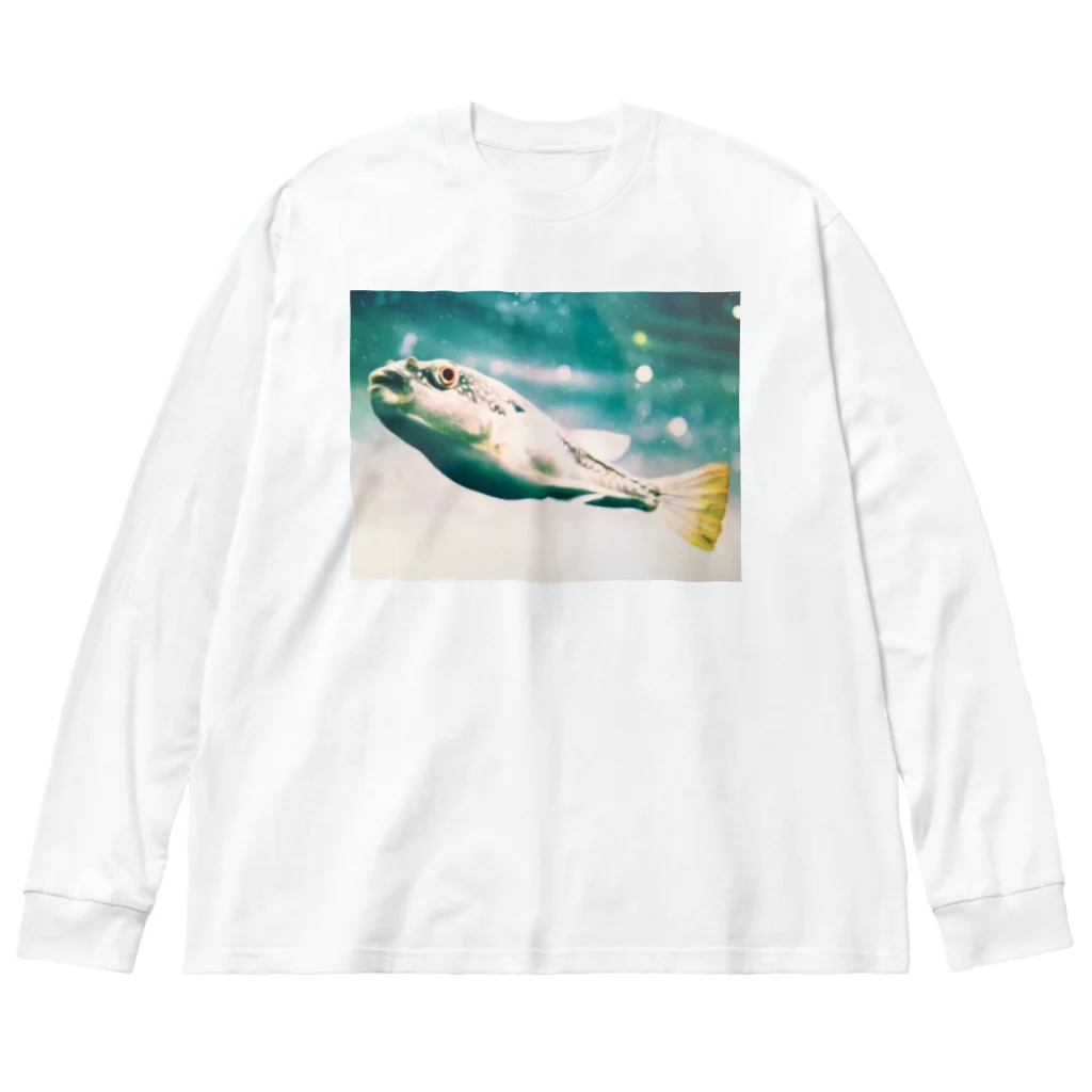 田圃の宇宙船のfish mand ビッグシルエットロングスリーブTシャツ