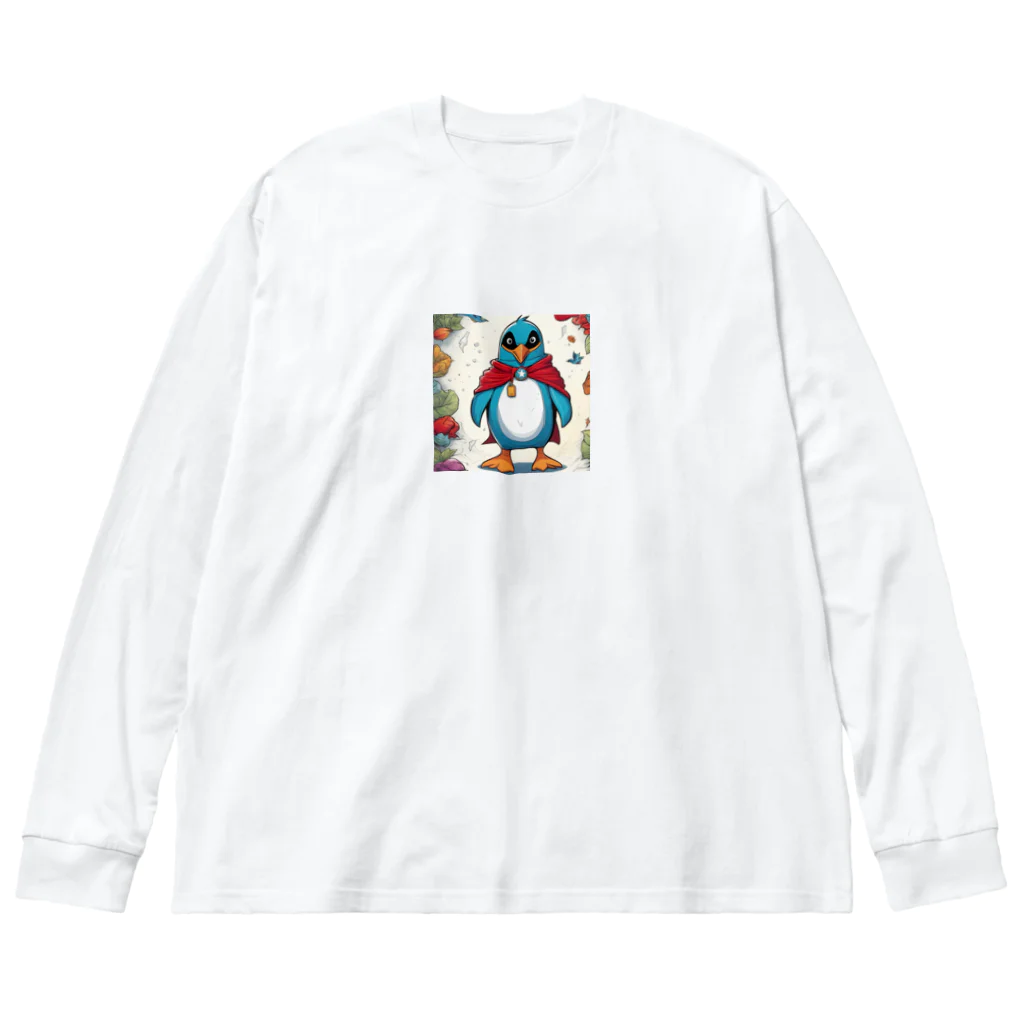 hypudgyのヒーローペンギンB Big Long Sleeve T-Shirt
