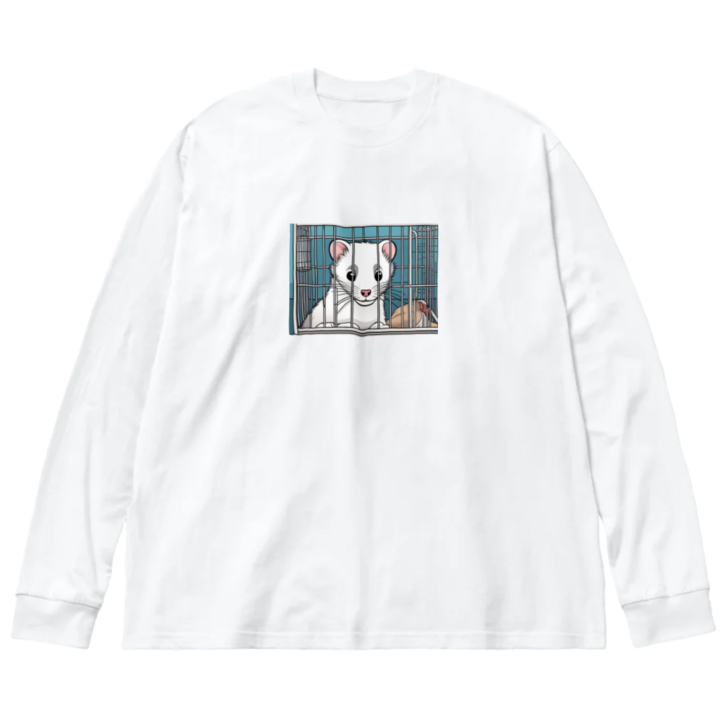 ai-open-202402のフェレット Big Long Sleeve T-Shirt