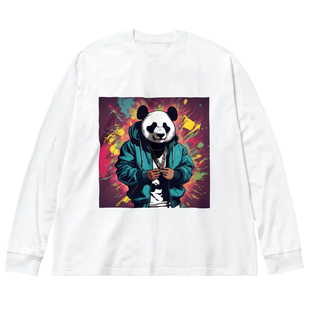 クレイジーパンダのcrazy_panda1 Big Long Sleeve T-Shirt