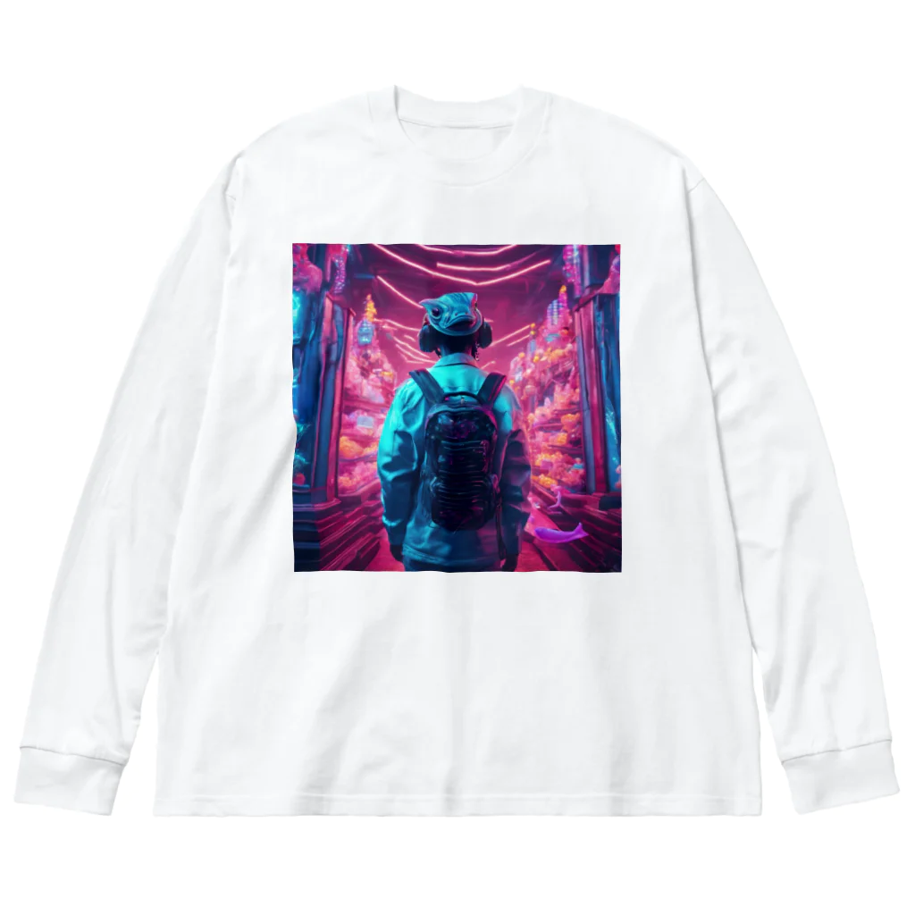 Cyberpunker311のネオトイショップ Big Long Sleeve T-Shirt