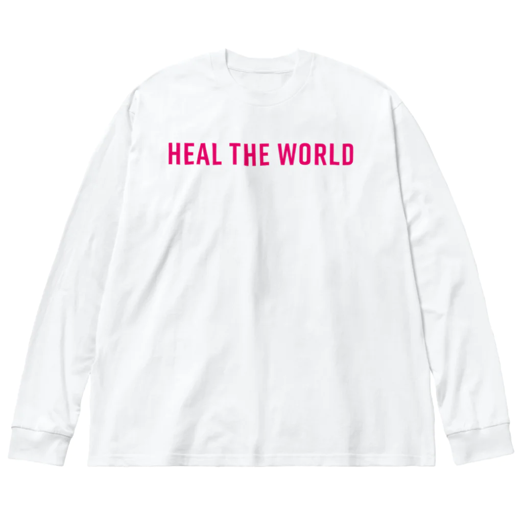 GreenCrystalのHeal the world ビッグシルエットロングスリーブTシャツ