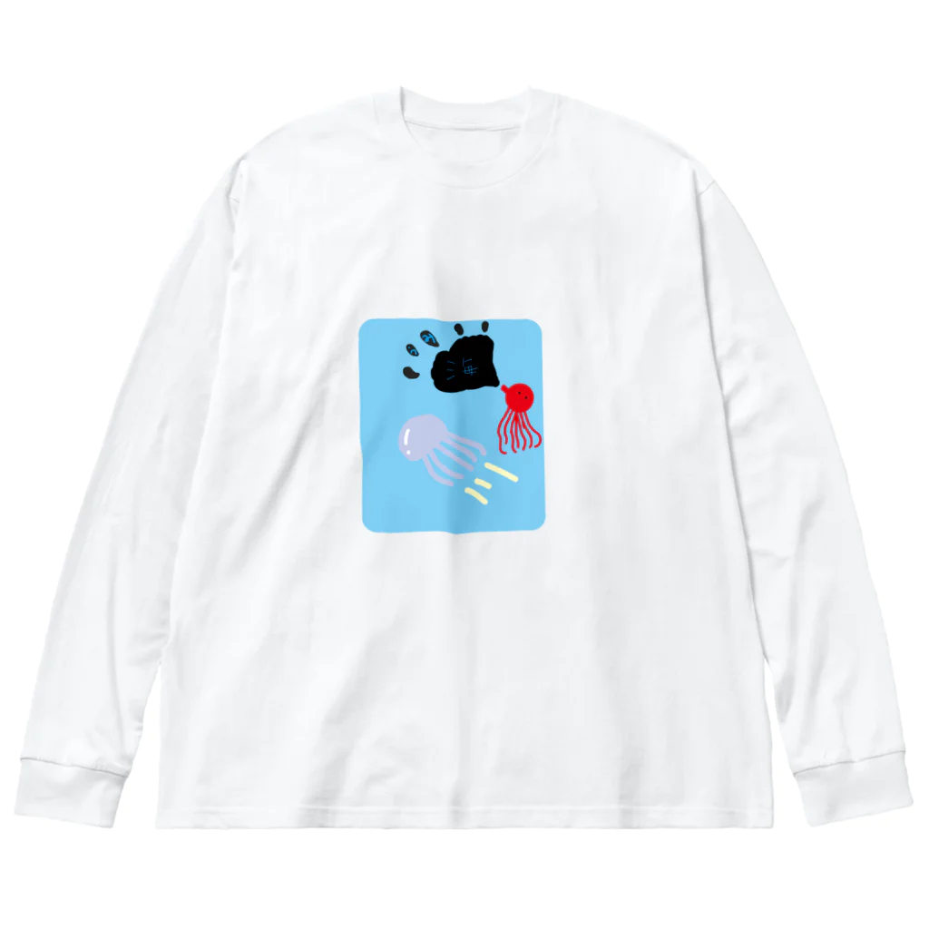 prosperity-1のたことクラゲ ビッグシルエットロングスリーブTシャツ