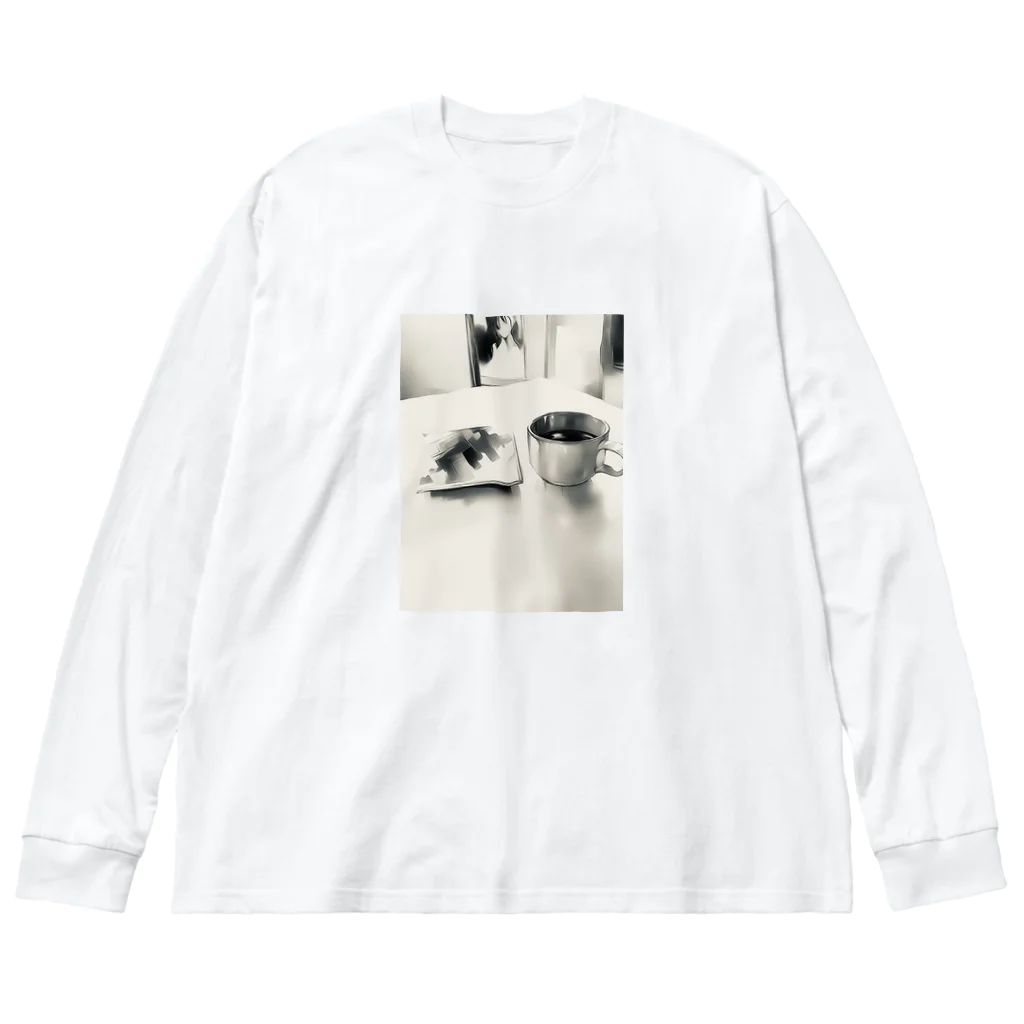 meyl29のコーヒーと。 ビッグシルエットロングスリーブTシャツ