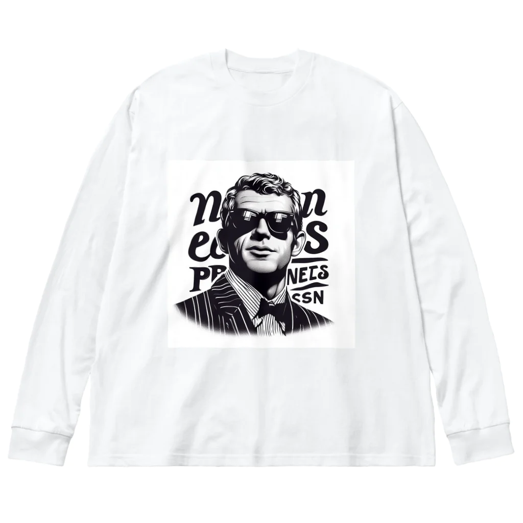 badass opticsのオトコマエシリーズ5 Big Long Sleeve T-Shirt