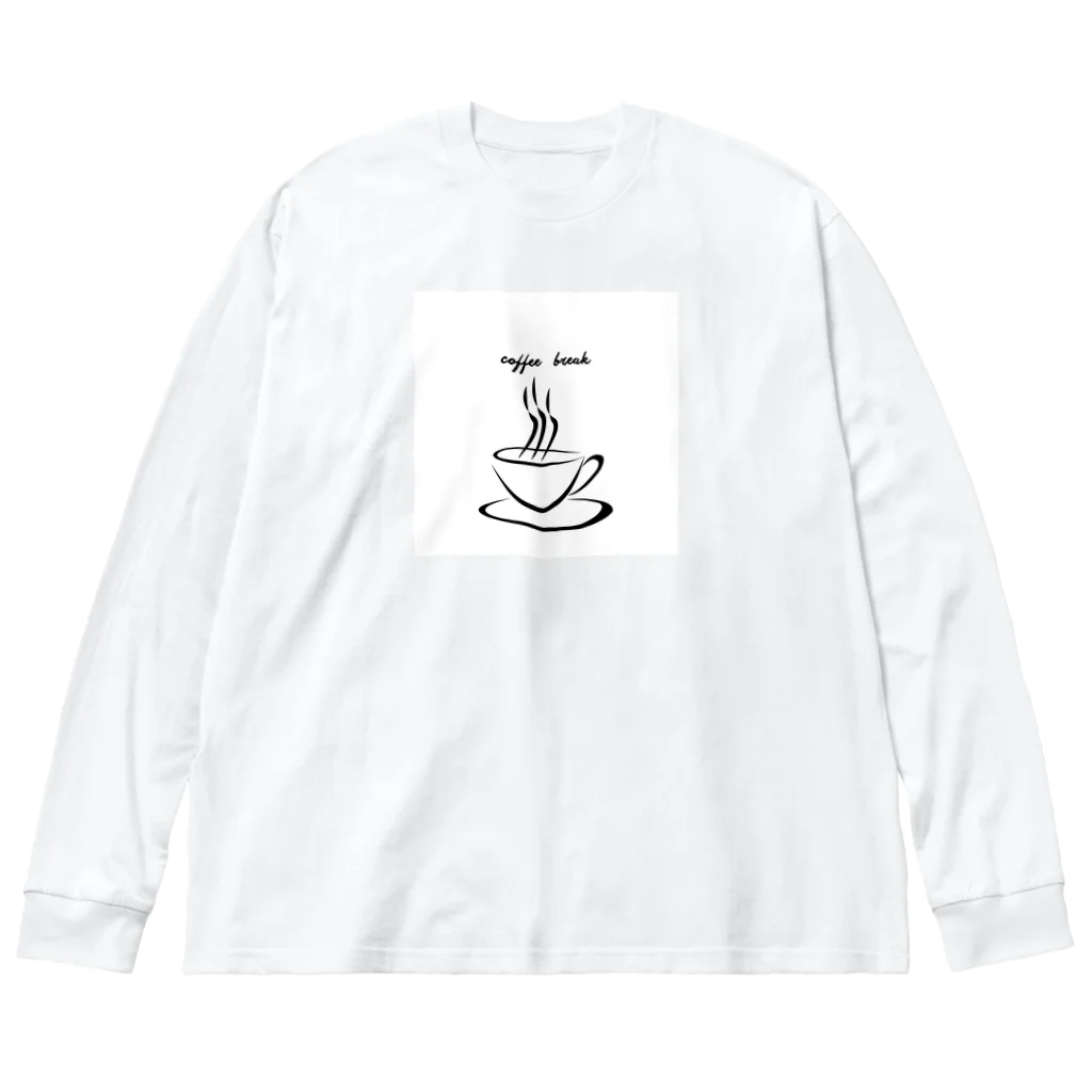 KIILOのコーヒーブレイク ビッグシルエットロングスリーブTシャツ