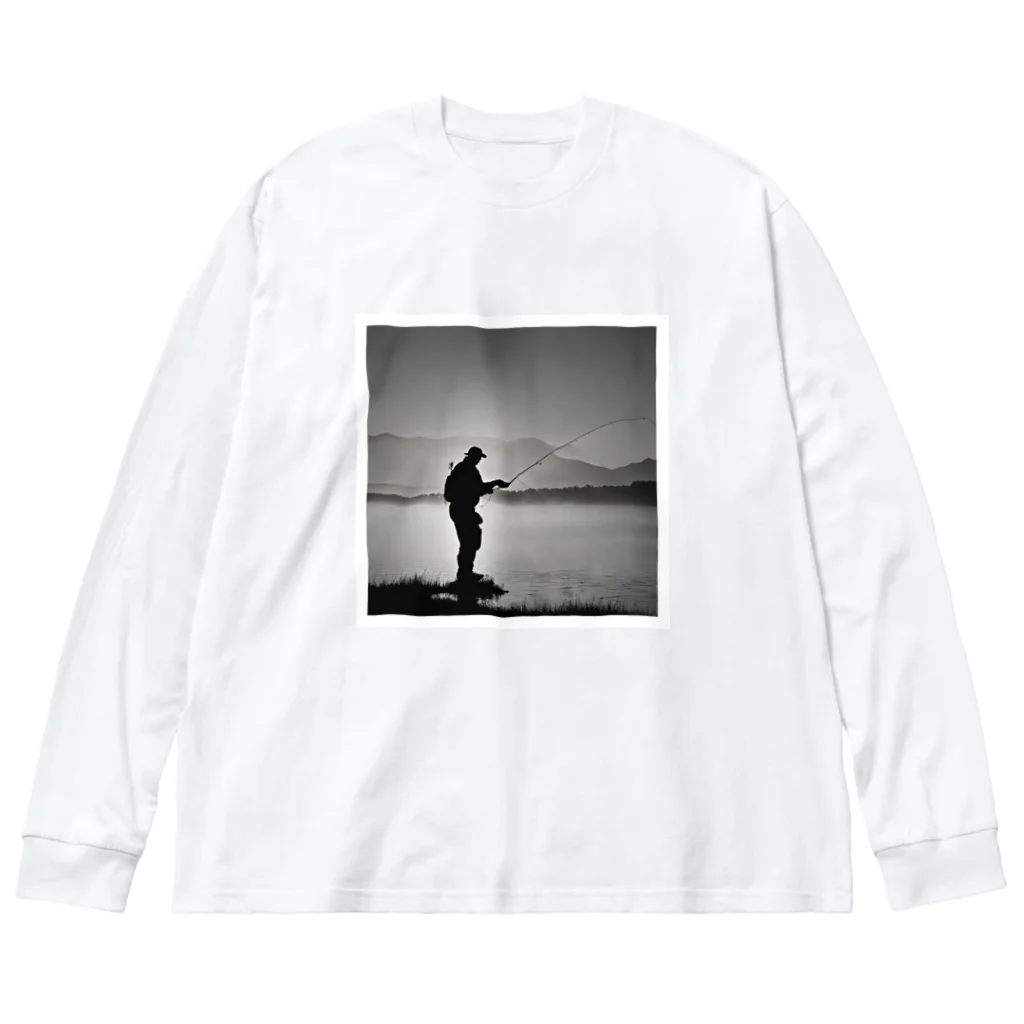 keiryuufly1214の朝焼けの釣り Big Long Sleeve T-Shirt