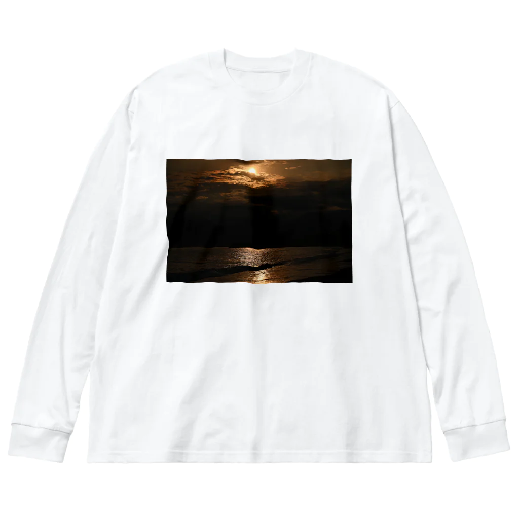 amendeのサンセット西湘 Big Long Sleeve T-Shirt