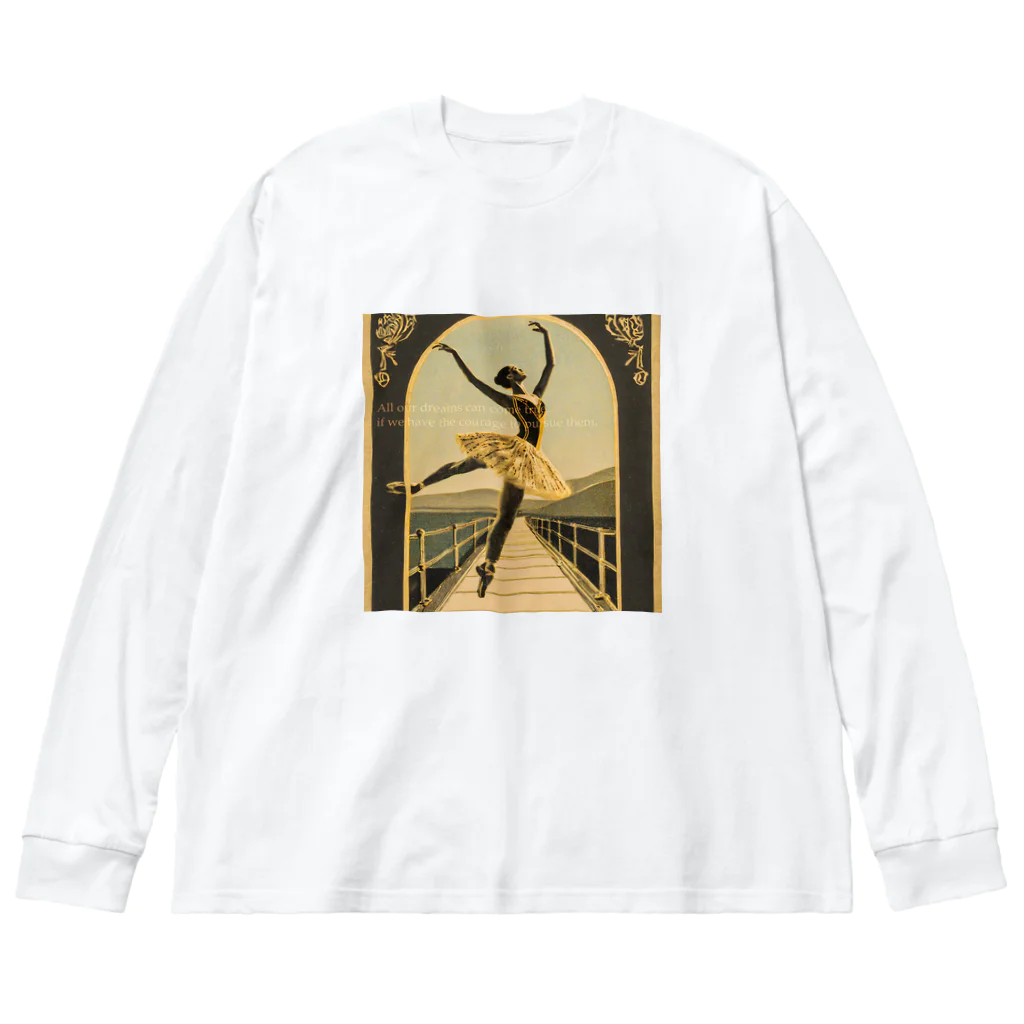 mana美術のバレリーナ#5 Big Long Sleeve T-Shirt