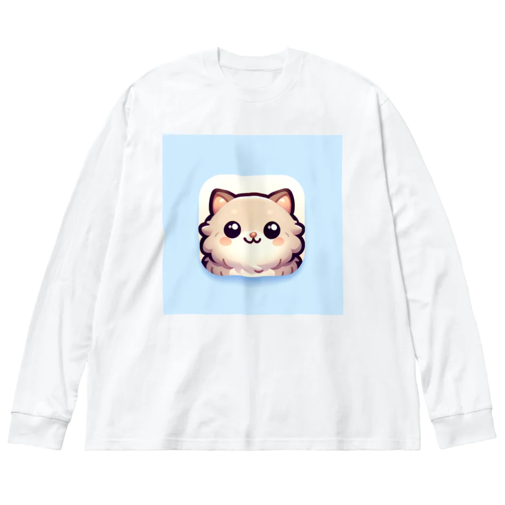 raytnのむぅちゃん ビッグシルエットロングスリーブTシャツ