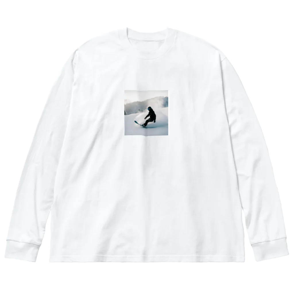 masafu-のスノーボーダー Big Long Sleeve T-Shirt
