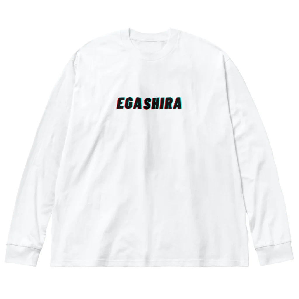 Identity brand -sonzai shomei-のEGASHIRA ビッグシルエットロングスリーブTシャツ