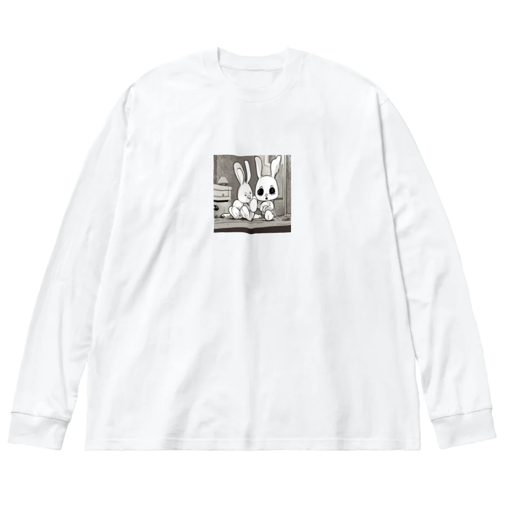 HIROHITOの闇うさぎ Big Long Sleeve T-Shirt