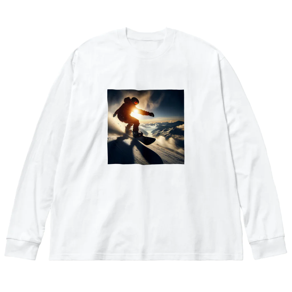 終わらない夢🌈のスノボ🏂❄ Big Long Sleeve T-Shirt