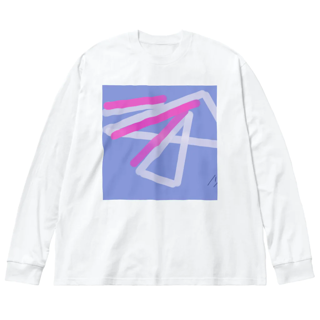 NaROOMの【Abstract Design】No title🤭 ビッグシルエットロングスリーブTシャツ