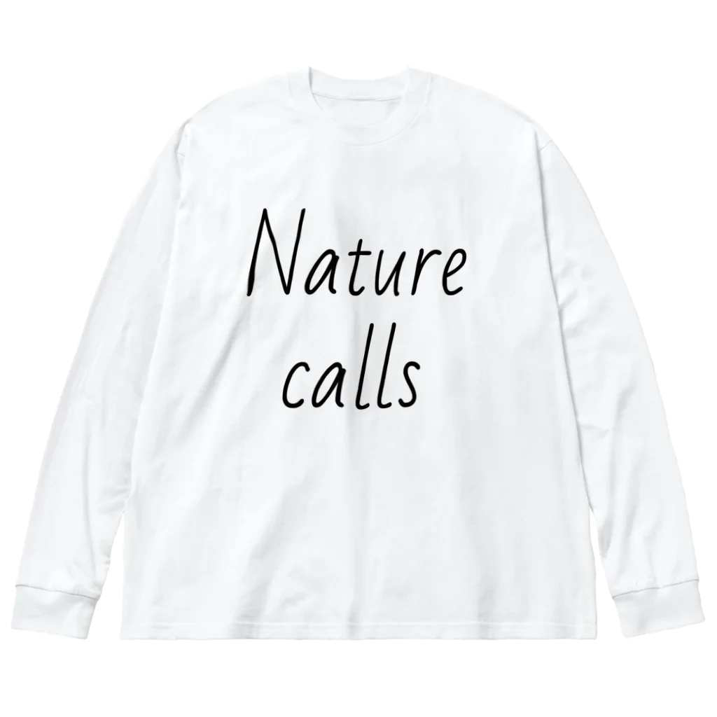 slapのNatur calls ビッグシルエットロングスリーブTシャツ