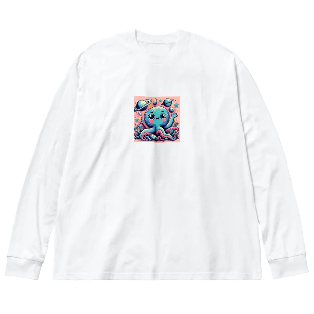 おふざけのタコ宇宙人 Big Long Sleeve T-Shirt