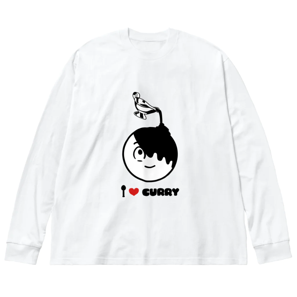 Choice The Curry ボツ案販売のカレーちゃんのヘアメイク Big Long Sleeve T-Shirt